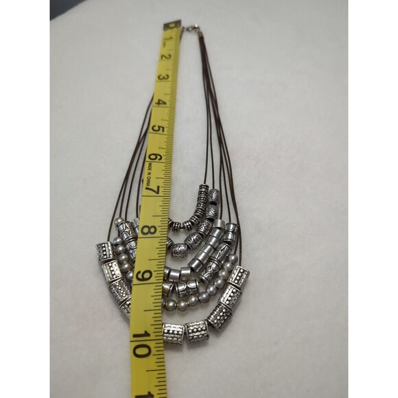 Boho Six Strand Charm Necklace Premier Design - Picture 9 of 9